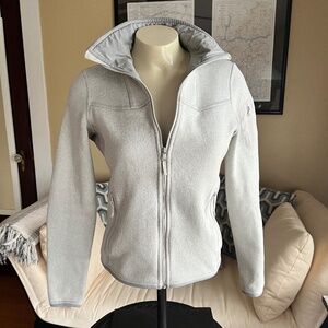 Arc'teryx Covert Cardigan Hoody Light Gray Full-Zip Jacket Fleece